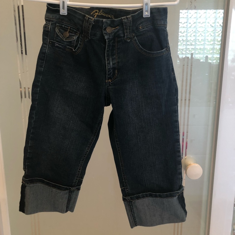 Crop jeans stretch